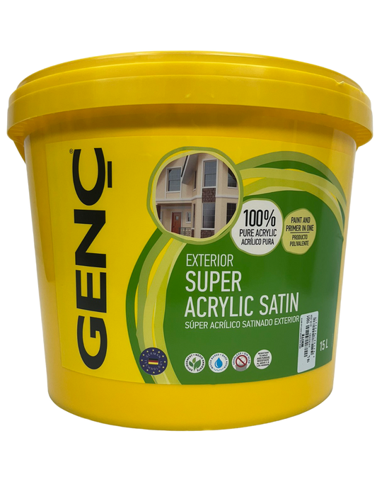 ЭКСТЕРЬЕР СУПЕР АКРИЛОВЫЙ САТИН БЕЛЫЙ 15л