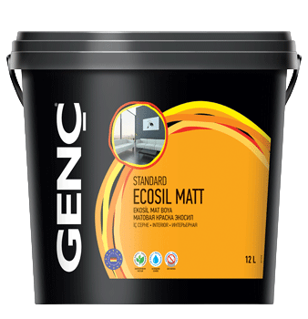STANDARD ECOSIL MATT WHITE 12L